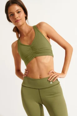 Brassière Kaki FLOW WELLNESS