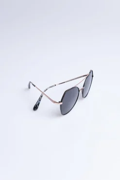 LUNETTES Noir Lunettes de soleil papillonnante - BM210P02