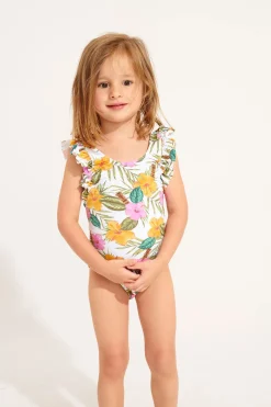 MAILLOT 1 PIECE Blanc B TUNES TORTUGA