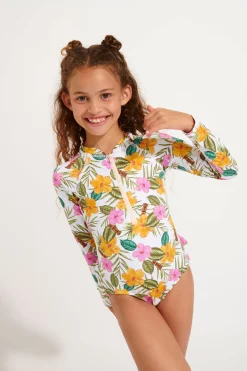 MAILLOT 1 PIECE Blanc M SPLASHY TORTUGA