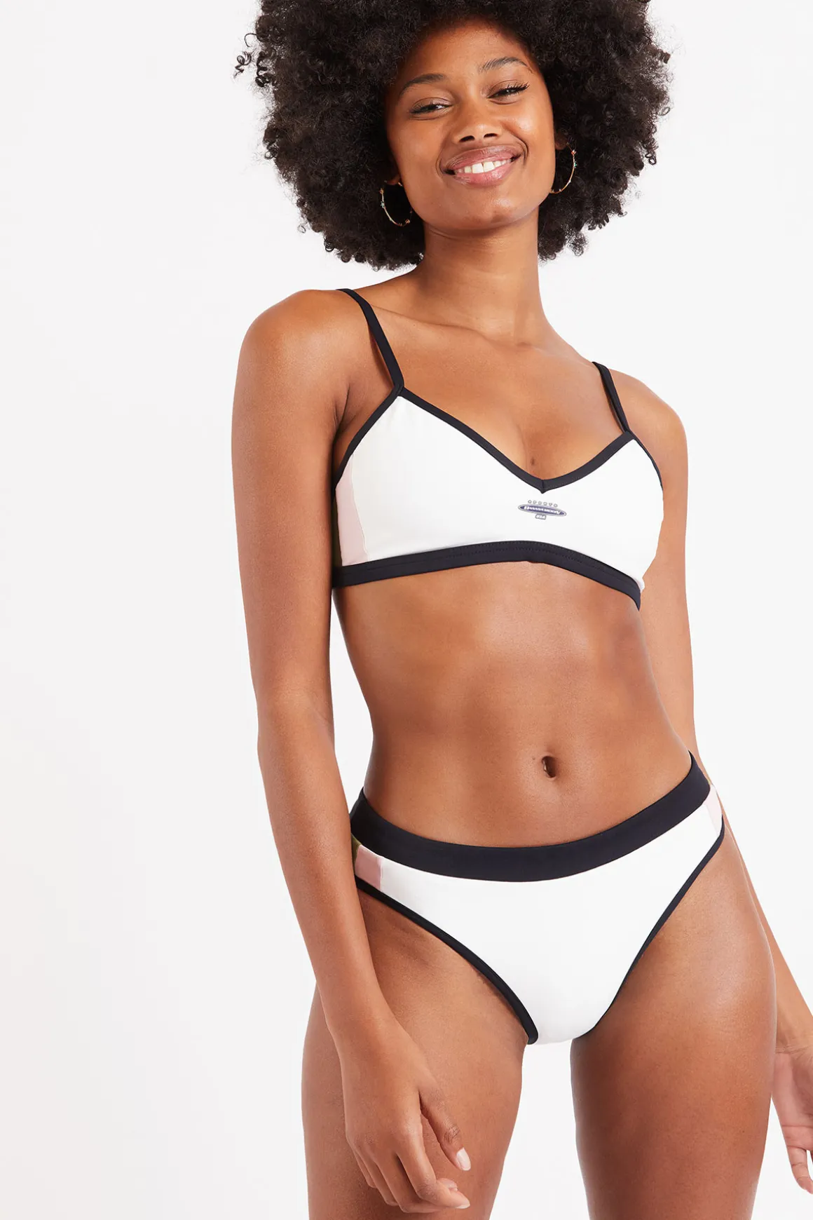 Maillot de bain 2 pièces écru Jiao & Salsa Player