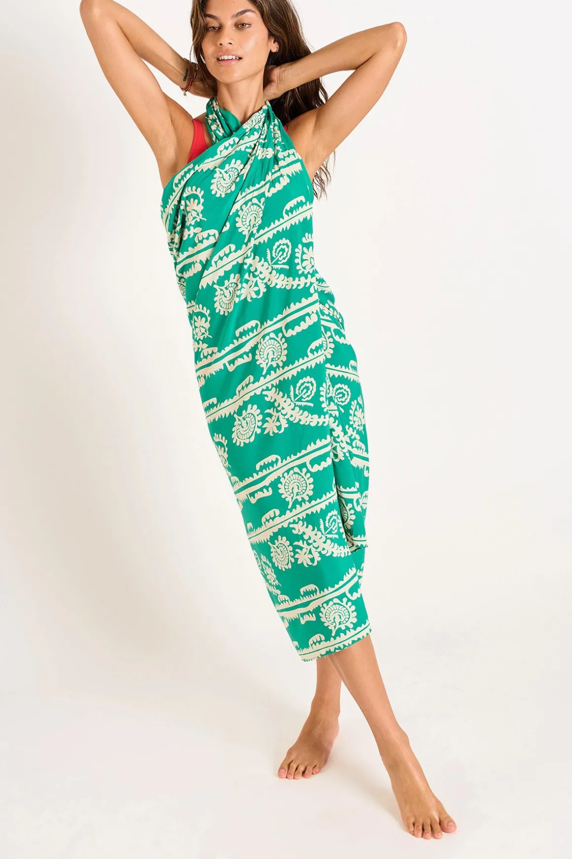 PAREO Vert PACO SARONG