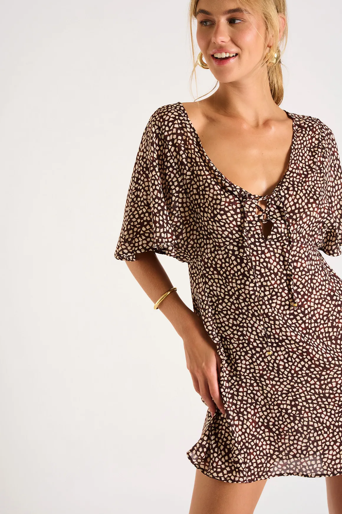 ROBE BEACHWEAR Marron KOMARI MYMBAVOIL