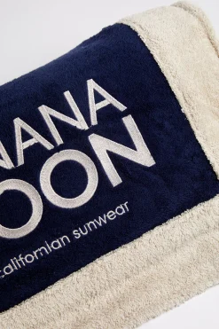 SERVIETTE PLAGE Marine LANZA TOWELY
