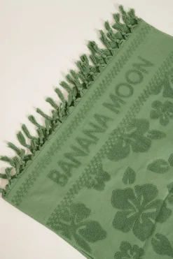SERVIETTE PLAGE Vert CHERYLL PETALS