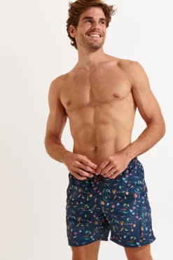 SHORT DE BAIN HOMME Bleu MANLY KURUMBA