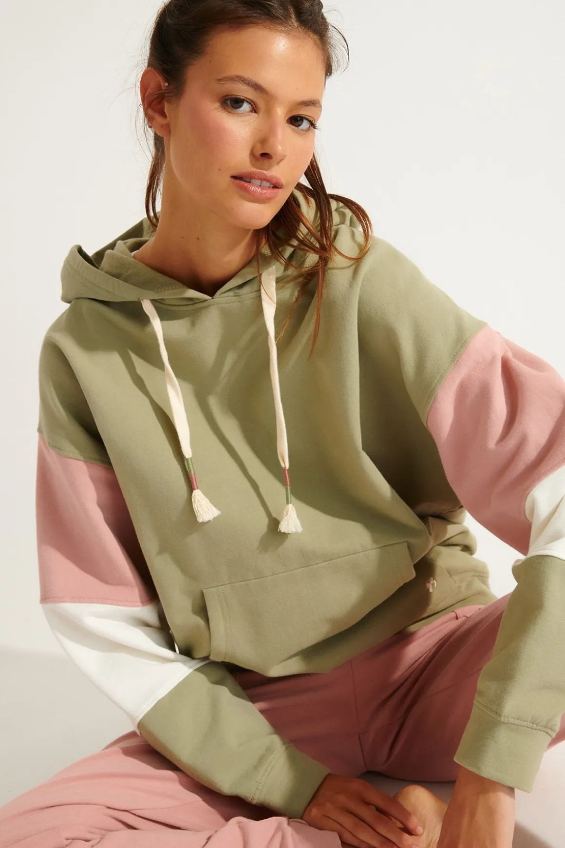 Sweatshirt Vert HOODAY MODELO