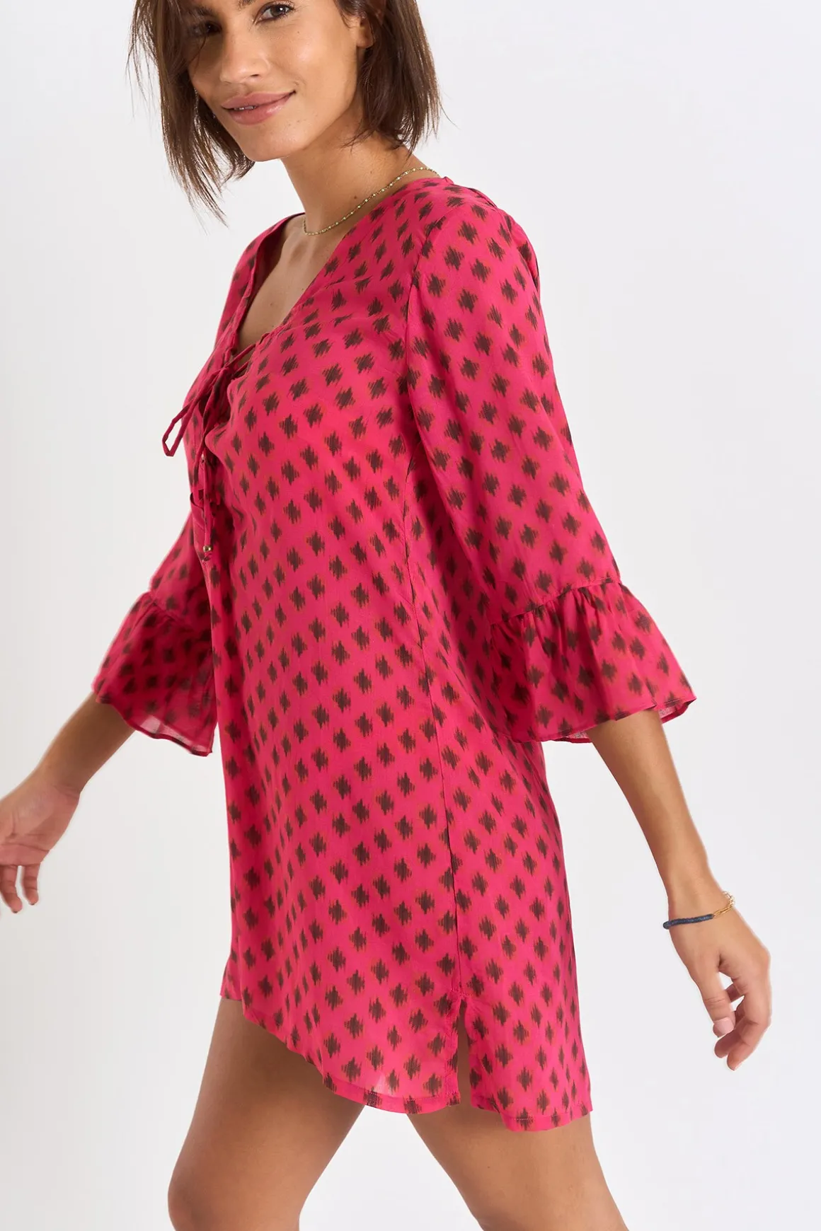 TUNIQUE BEACHWEAR Rose HOALA TALANGAVOIL